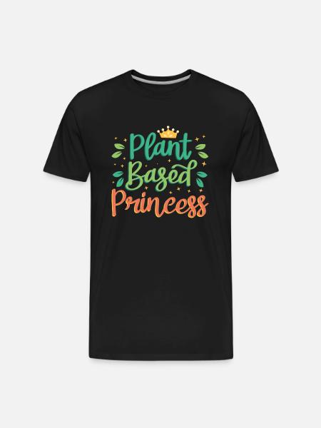 PLANT LOVE - Men's Premium Organic T-Shirt - black