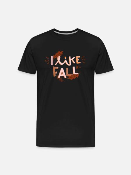 a fantastic fall - Men's Premium Organic T-Shirt - black