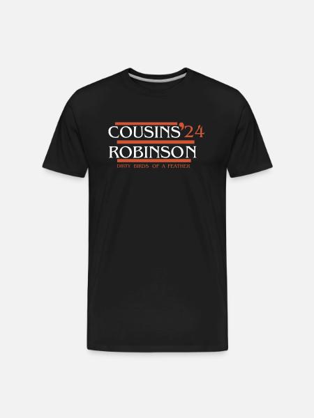 COUSINS 24 ROBINSON - Men's Premium Organic T-Shirt - black