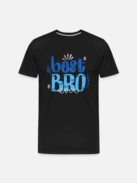 Best BRO - Men's Premium Organic T-Shirt - black