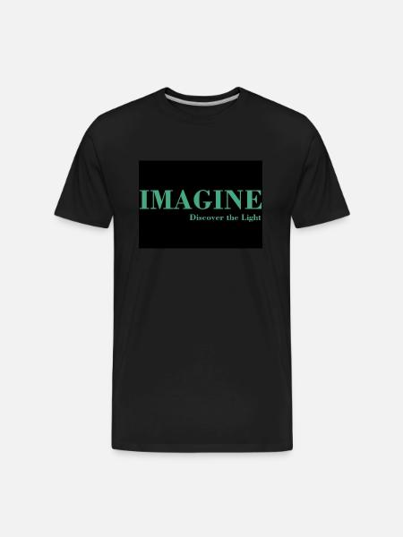 IMAGINE - Men's Premium Organic T-Shirt - black