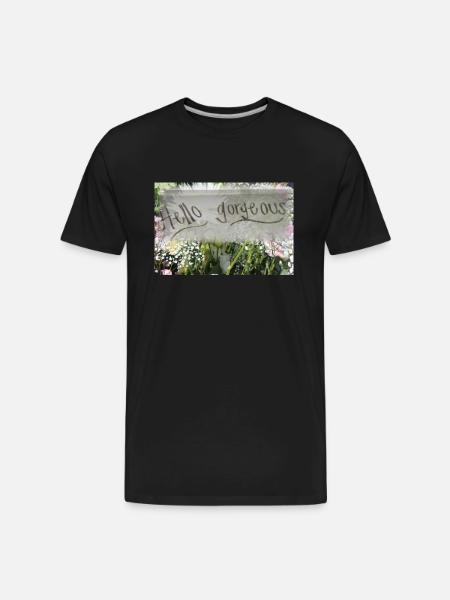 gorgeous - Men's Premium Organic T-Shirt - black