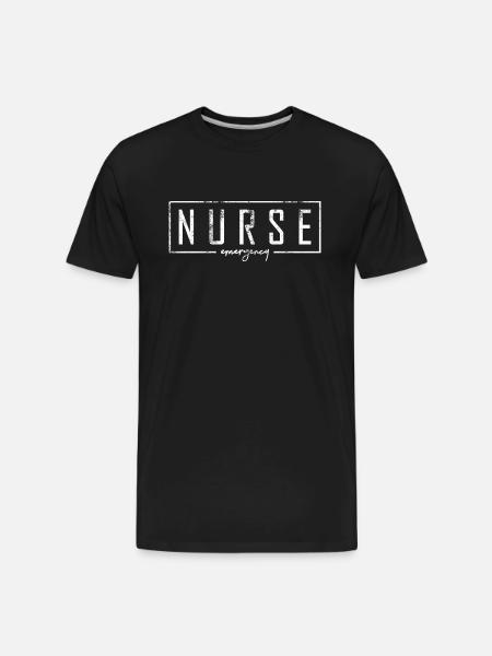 Nurse emergency - Men's Premium Organic T-Shirt - black