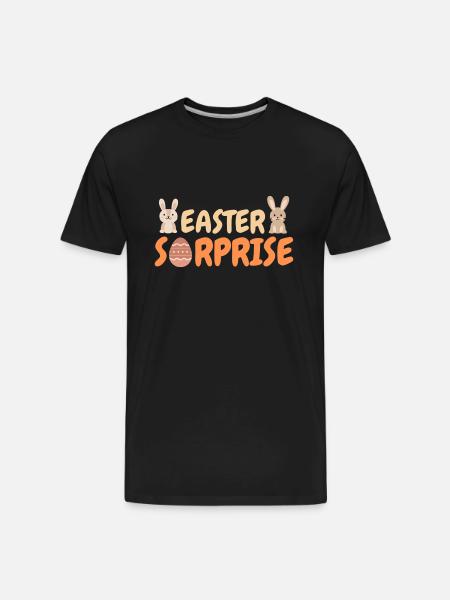 Easter Surprise - Men's Premium Organic T-Shirt - black