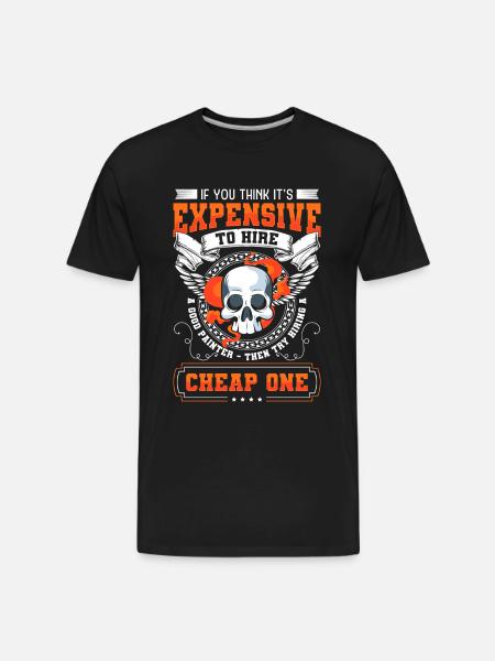 Painter Spray Can Craftsman - Men's Premium Organic T-Shirt - black