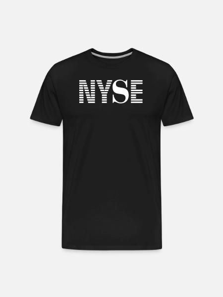 Nyse New York Stock Exchange - Men's Premium Organic T-Shirt - black