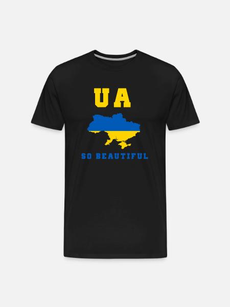 UA so beautiful - Men's Premium Organic T-Shirt - black