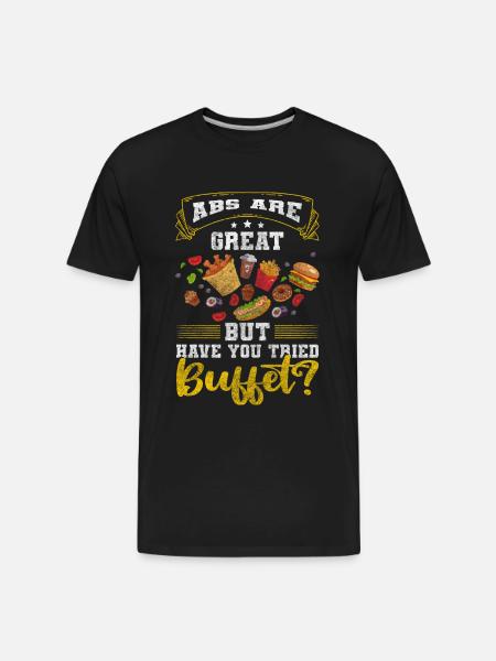 Meal Connoisseur Drinks - Men's Premium Organic T-Shirt - black