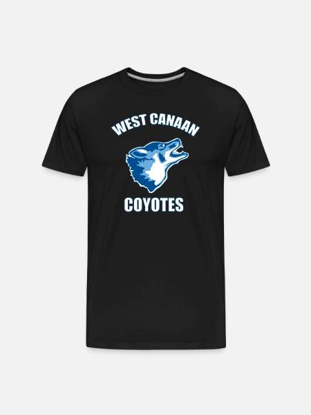 West Canaan Coyotes - Men's Premium Organic T-Shirt - black