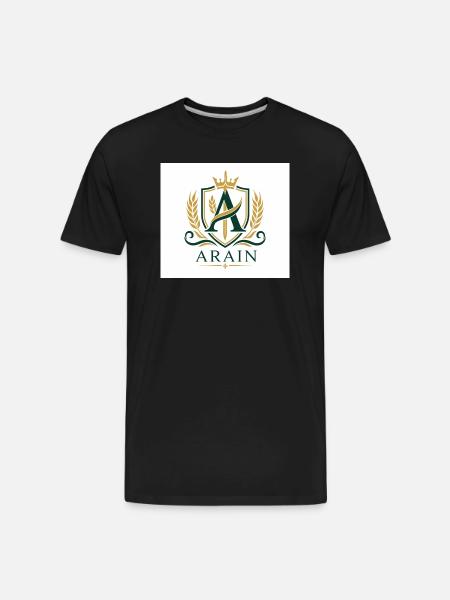 Arain Pride - Premium Punjabi Heritage Graphic - Men's Premium Organic T-Shirt - black