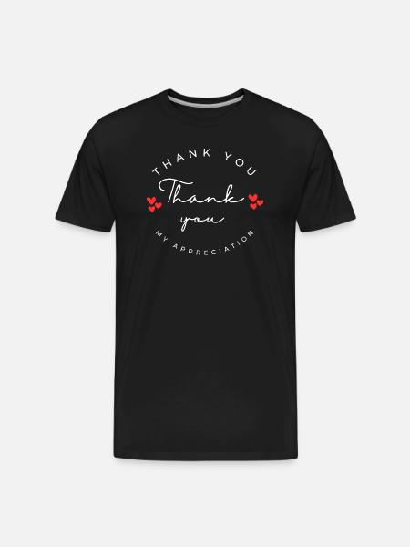 My_Appreciation - Men's Premium Organic T-Shirt - black