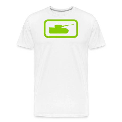 Tank Logo - Multi-Color - Axis & Allies - Men's Premium Organic T-Shirt