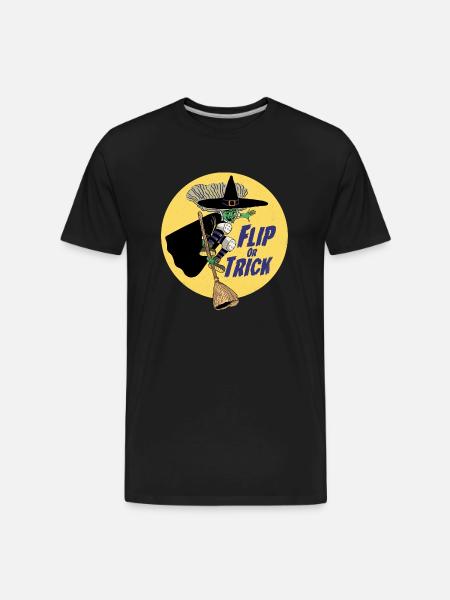 Witch Skater - Men's Premium Organic T-Shirt - black