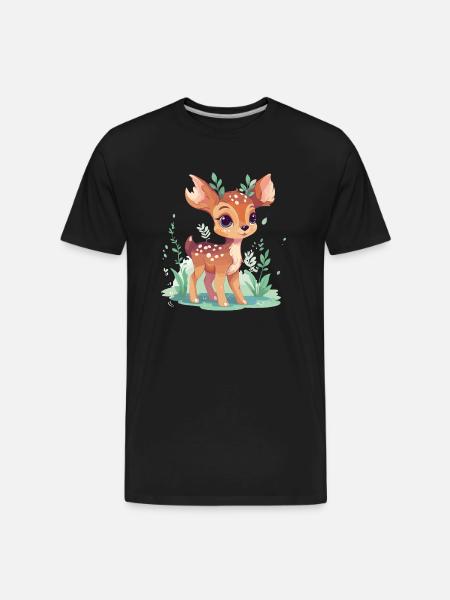New Deer - Men's Premium Organic T-Shirt - black
