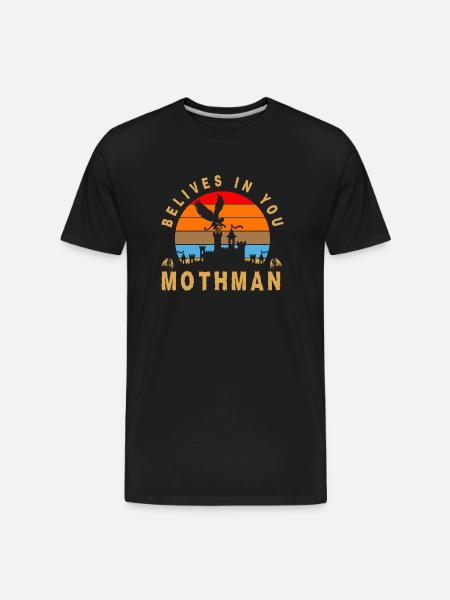 Mothman - Men's Premium Organic T-Shirt - black