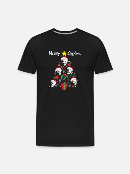 MERRY CHRISTMAS AA3 - Men's Premium Organic T-Shirt - black