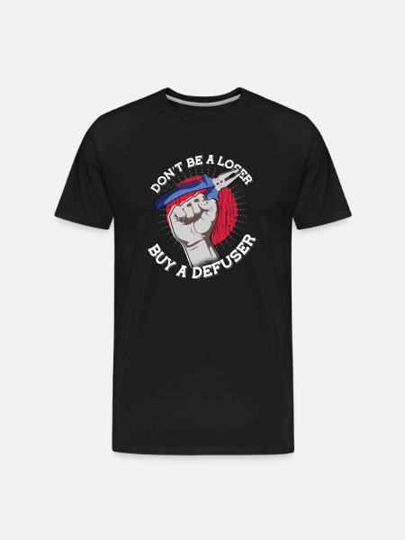 Buy A Defuser - Men's Premium Organic T-Shirt - black