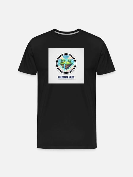 Celestial Islet - Men's Premium Organic T-Shirt - black