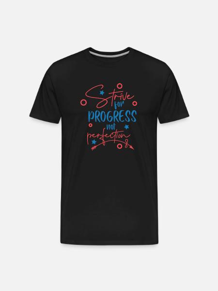Motivational Quotes - Men's Premium Organic T-Shirt - black