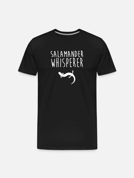 Salamander Tshirt - Men's Premium Organic T-Shirt - black