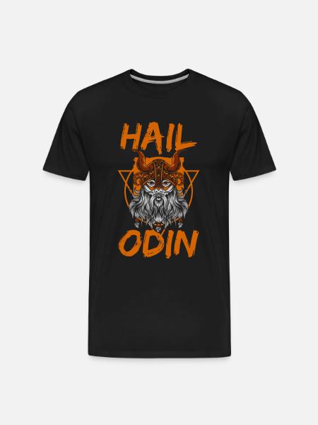Odin God - Men's Premium Organic T-Shirt - black