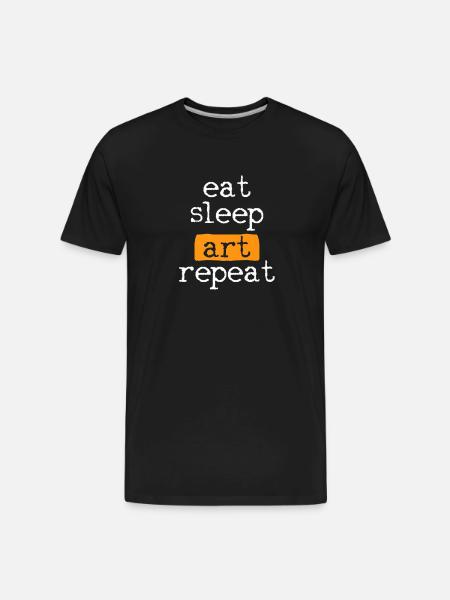 Artist - Men's Premium Organic T-Shirt - black