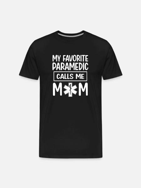 Paramedic Mom - Men's Premium Organic T-Shirt - black