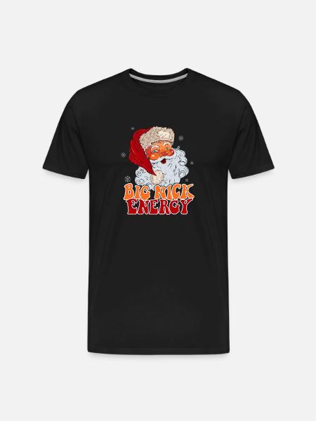 Big Nick Energy - Men's Premium Organic T-Shirt - black