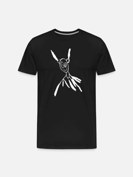 Child's Alien - white - Men's Premium Organic T-Shirt - black