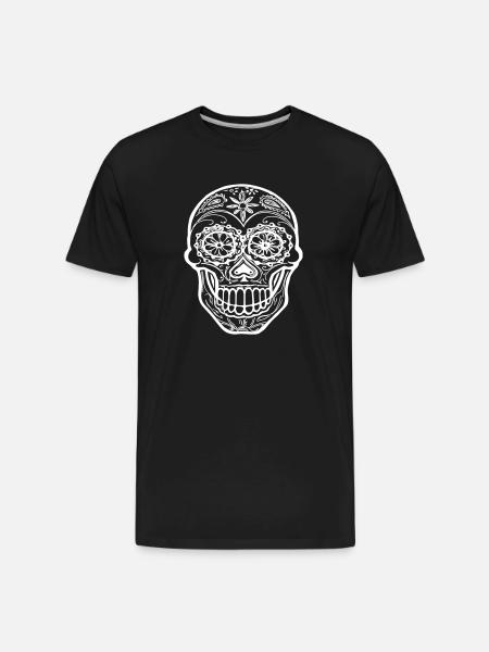 Mexican Mask - Men's Premium Organic T-Shirt - black