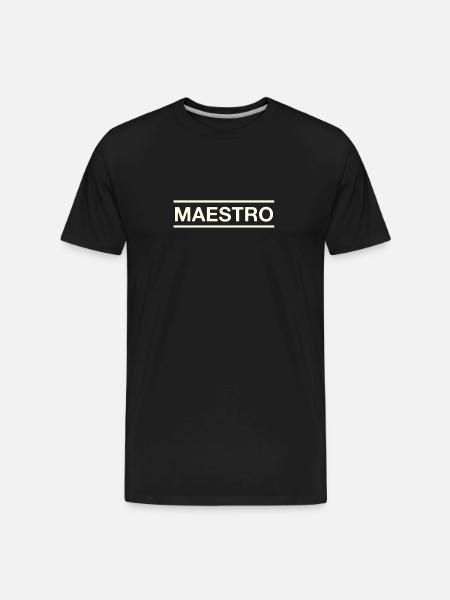 Maestro - Men's Premium Organic T-Shirt - black
