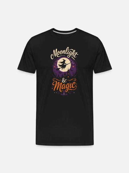 Moonlight & Magic Tshirt - Men's Premium Organic T-Shirt - black