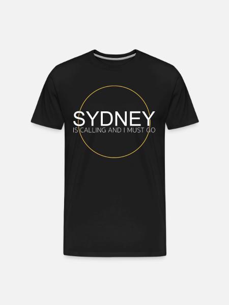 sydney saying - Men's Premium Organic T-Shirt - black