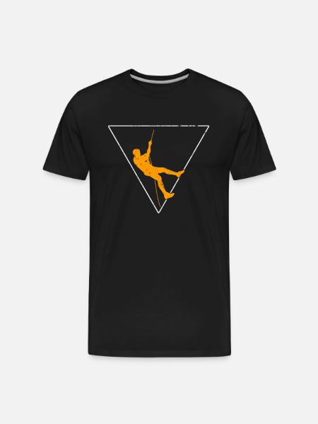 climbing - Men's Premium Organic T-Shirt - black