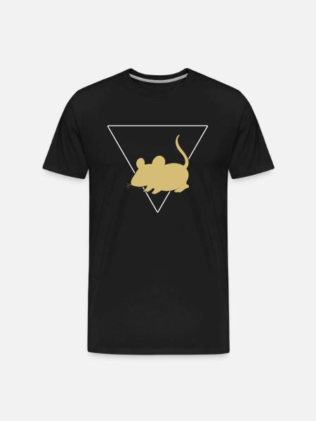 mouse - Men's Premium Organic T-Shirt - black