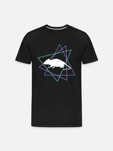 mouse - Men's Premium Organic T-Shirt - black