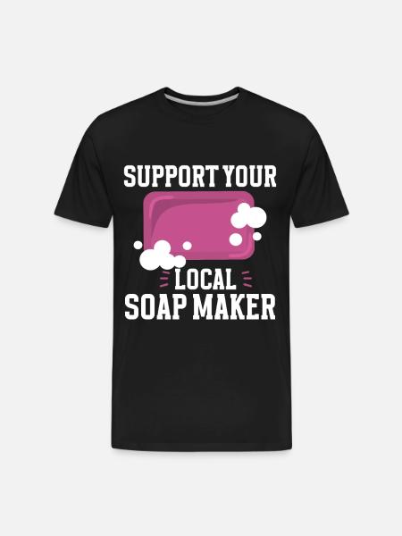 Soap Making Soap Maker - Men's Premium Organic T-Shirt - black