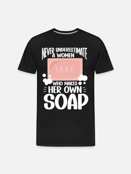 Soap Making Soap Maker - Men's Premium Organic T-Shirt - black