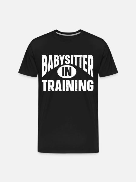 Babysitter Babysitting - Men's Premium Organic T-Shirt - black