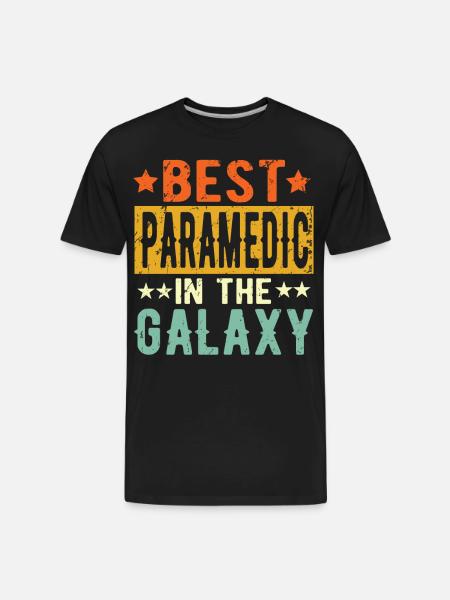 Best Paramedic Ever Paramedic Gift - Men's Premium Organic T-Shirt - black