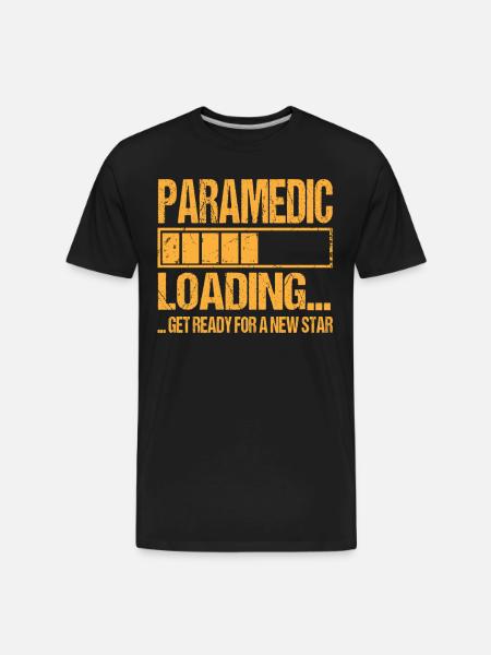 Paramedic Loading Paramedic Gift - Men's Premium Organic T-Shirt - black
