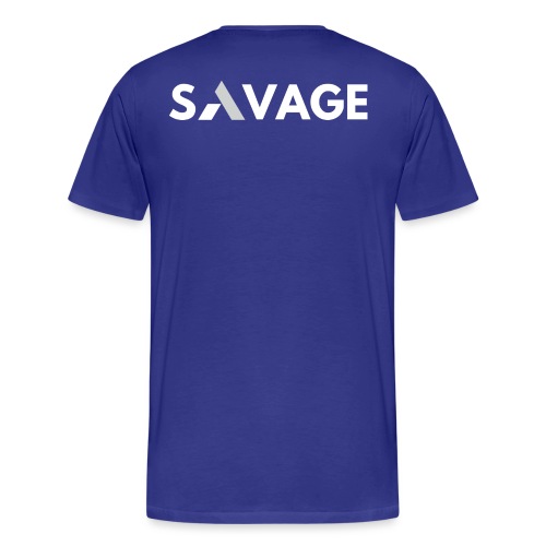 Savage Gentleman Light Logo - Men's Premium Organic T-Shirt