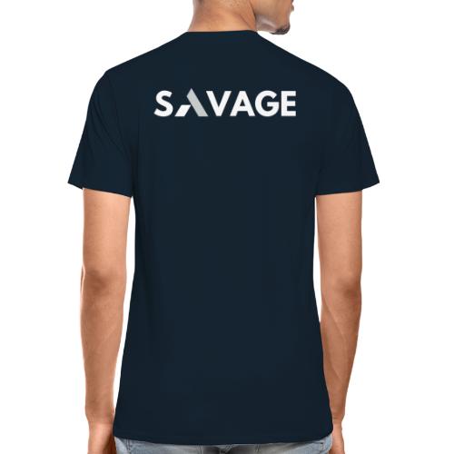 Savage Gentleman Light Logo - Men's Premium Organic T-Shirt