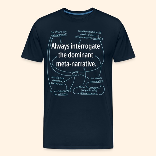 Dominant Meta-Narrative - Men's Premium Organic T-Shirt