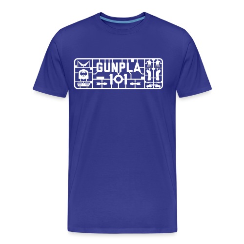 Gunpla 101 Men's T-shirt — Zeta Blue - Men's Premium Organic T-Shirt