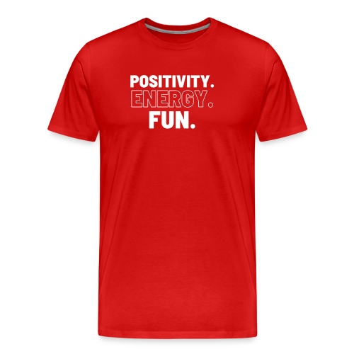 Positivity Energy and Fun - Men's Premium Organic T-Shirt