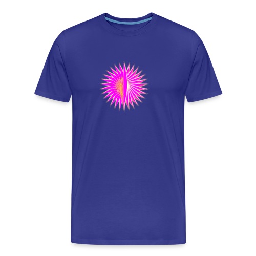 Funky Pink Snowball - Men's Premium Organic T-Shirt