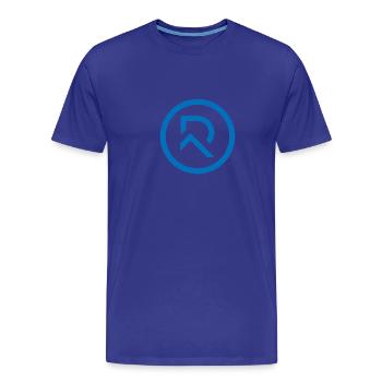 RLaur's New Designs - Men's Premium Organic T-Shirt - royal blue - Front - AI Model Male 185 light (185cm)