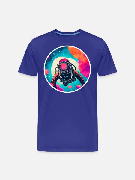 Scuba Steve - Men's Premium Organic T-Shirt - royal blue