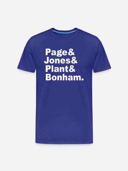 PAGE JONES PLANT BONHAM - Men's Premium Organic T-Shirt - royal blue